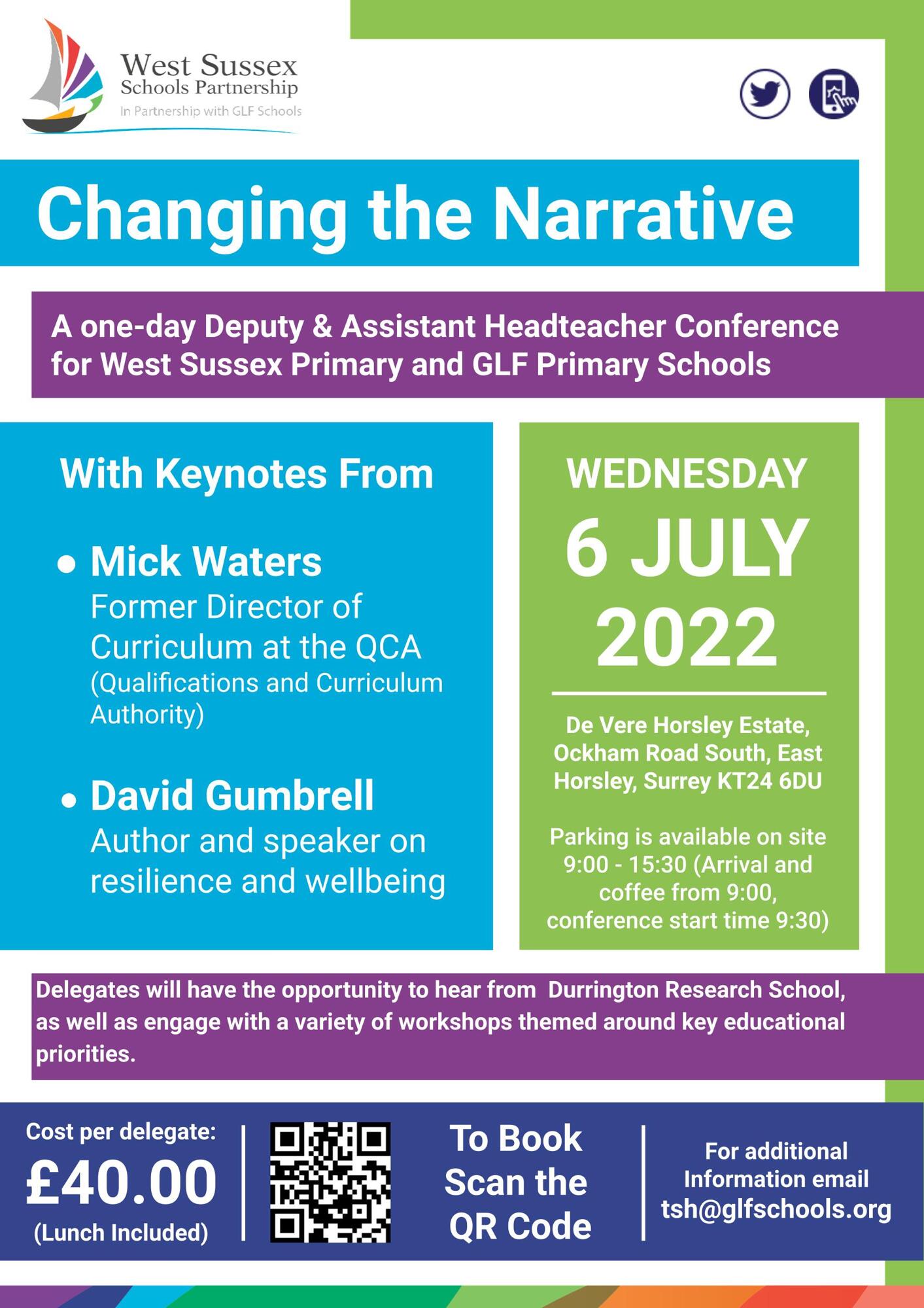 QR Only CHANGING THE NARRATIVE CONF POSTER A4 PDF 2022