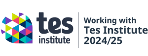 Working with Tes Institute Logo 2024 25