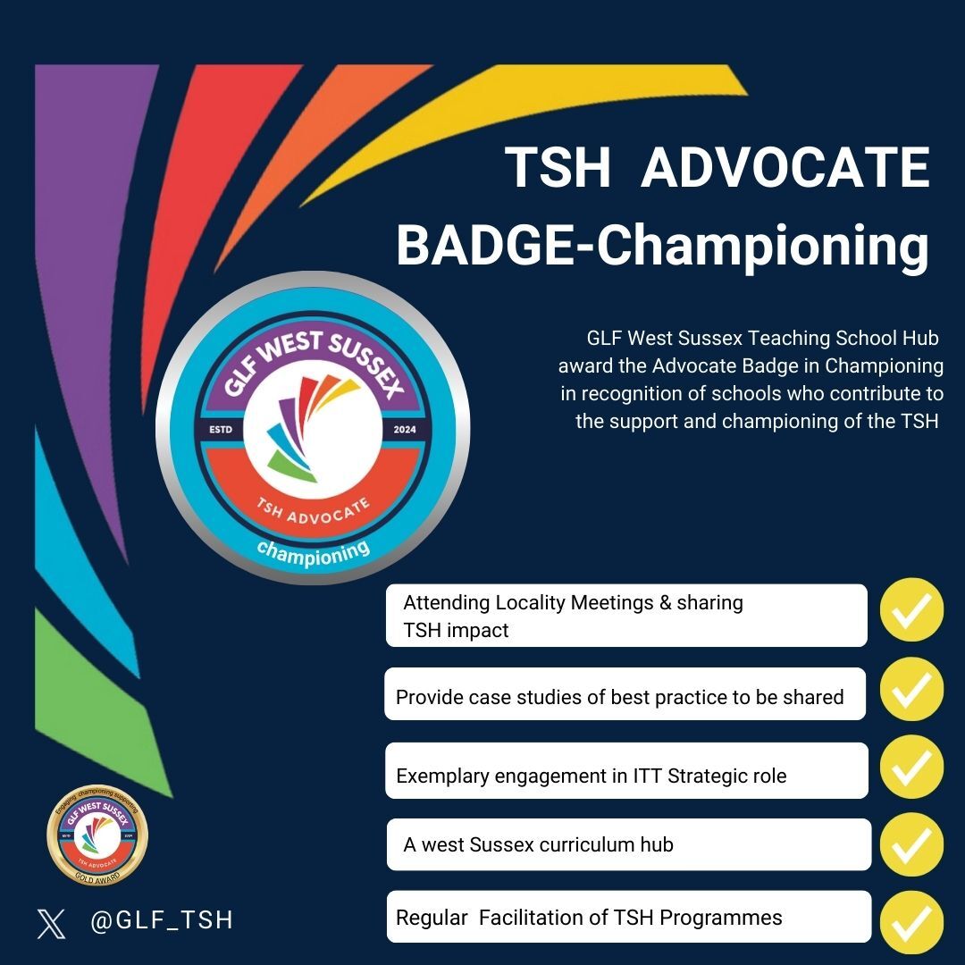 Championing Advocate Badge Checklist