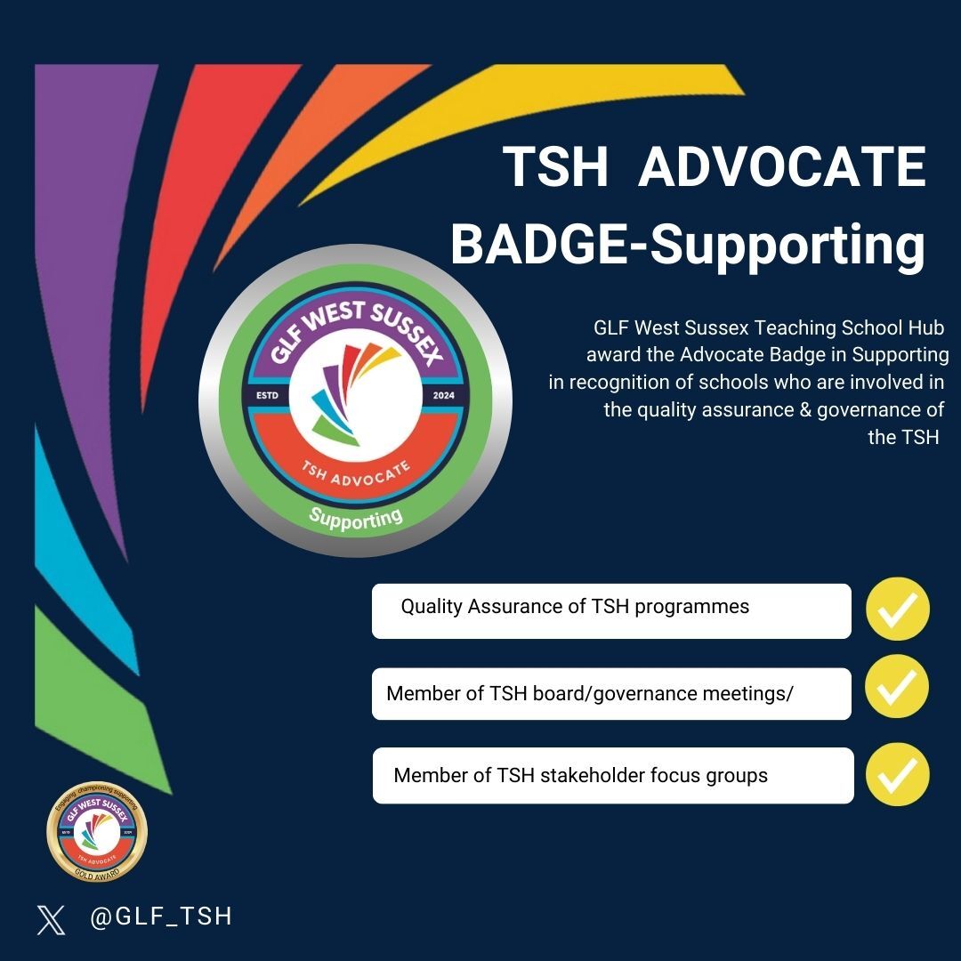 Supporting  Advocate Badge Checklist